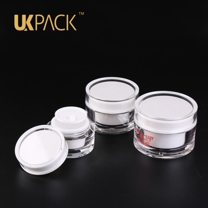 Luxusverpackencremetiegel gesicht des UKPACK-Körperpflegepakets PMMA