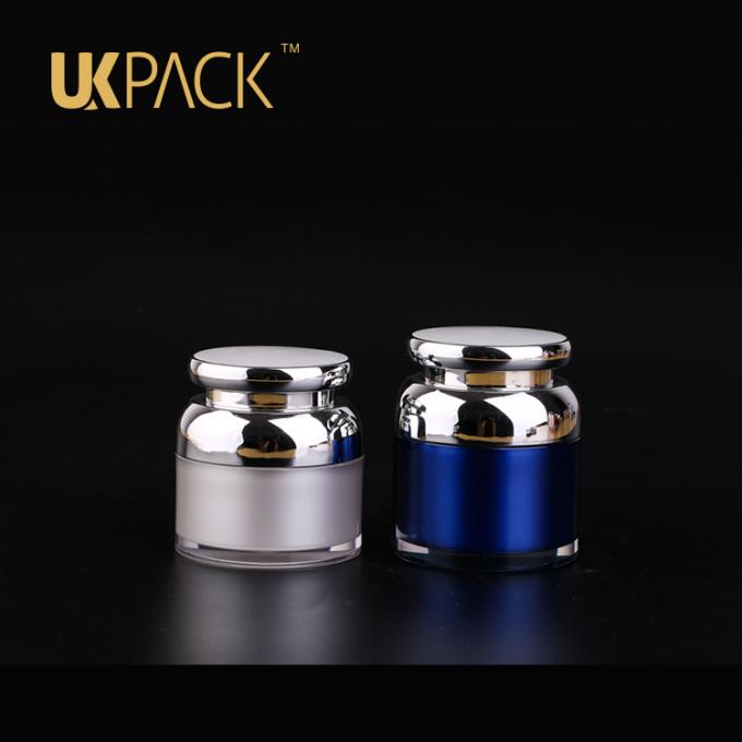 UKPACK, das leeres Sahneglas Kosmetik PMMA 50ml Öko-verpackt