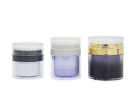 15g/30g/50g Customized Color And Logo Press Down Airless Cream Jar Skin Care Packaging UKC42