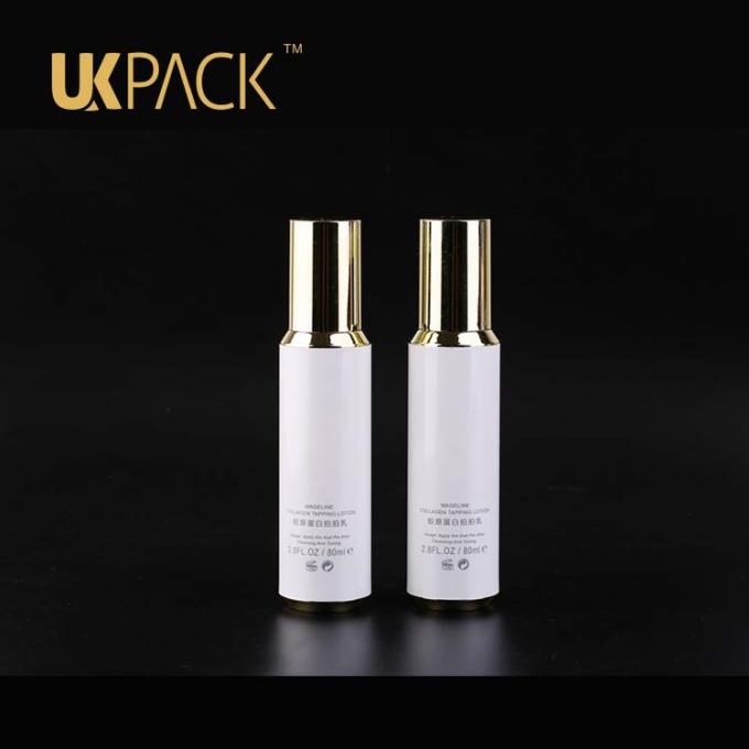 Luxusverpacken80ml luftlose kosmetische Flasche der Geschäftsversicherung, luftlose Plastikflasche Yuyao