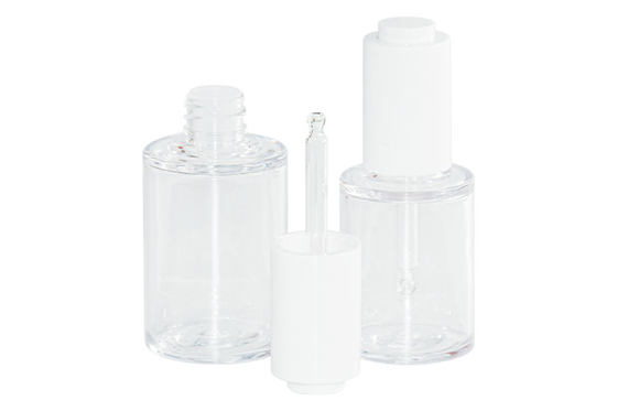 PETG Plastic Oil Dropper Bottle Cosmetic Pump Bottle 30ml 50ml