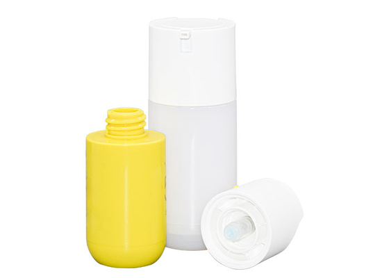 PETG Sunscreen Airless Pump Bottles 30ml 50ml Skin Care Packaging Bottle