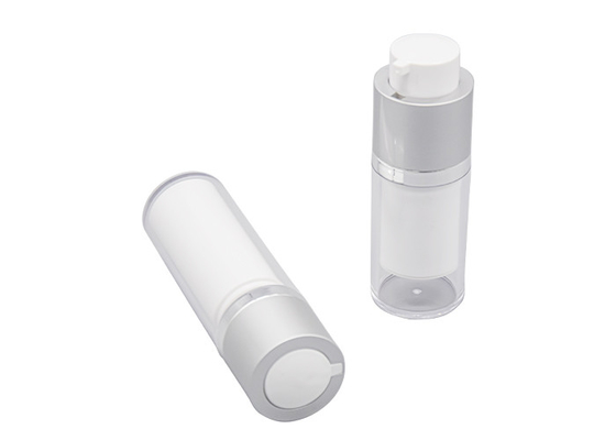 15ml 30ml 50ml Acrylic Airless Bottle Round Rotating Lift Type