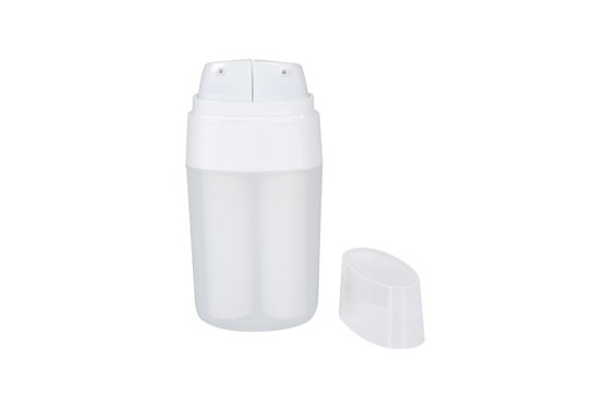 PP Airless Pump Bottles Dual Chamber  15ML and 30ML Cosmetic airless bottle