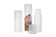 150 ml / 200 ml / 250 ml angepasste Farbe und Logo PP Luftlose Flasche Kosmetische Verpackung Behälter UKA21